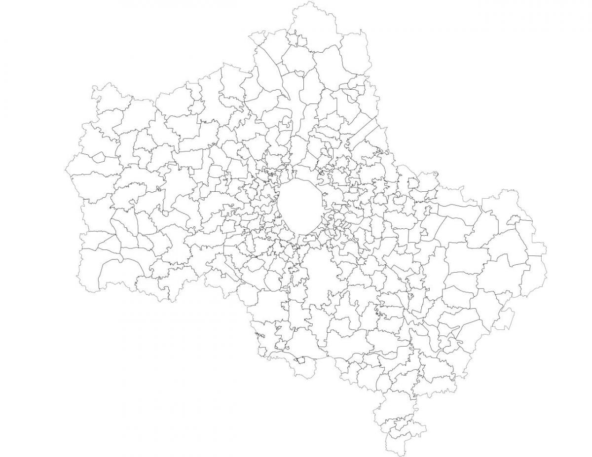 Մոսկվան համայնքները քարտեզի վրա
