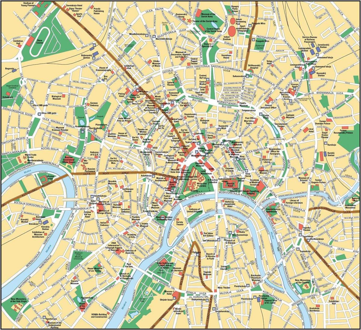 Մոսկվայի քարտեզ