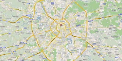 ՄՈՍԿՎԱՆ խճուղի քարտեզ