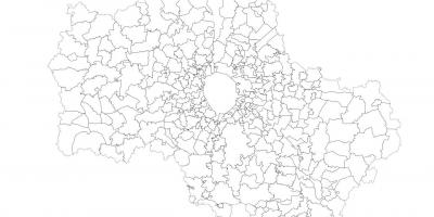 Մոսկվան համայնքները քարտեզի վրա