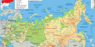 Ռուսաստանը Մոսկվա քարտեզ