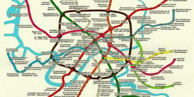 Մոսկվան Երկաթուղային քարտեզ